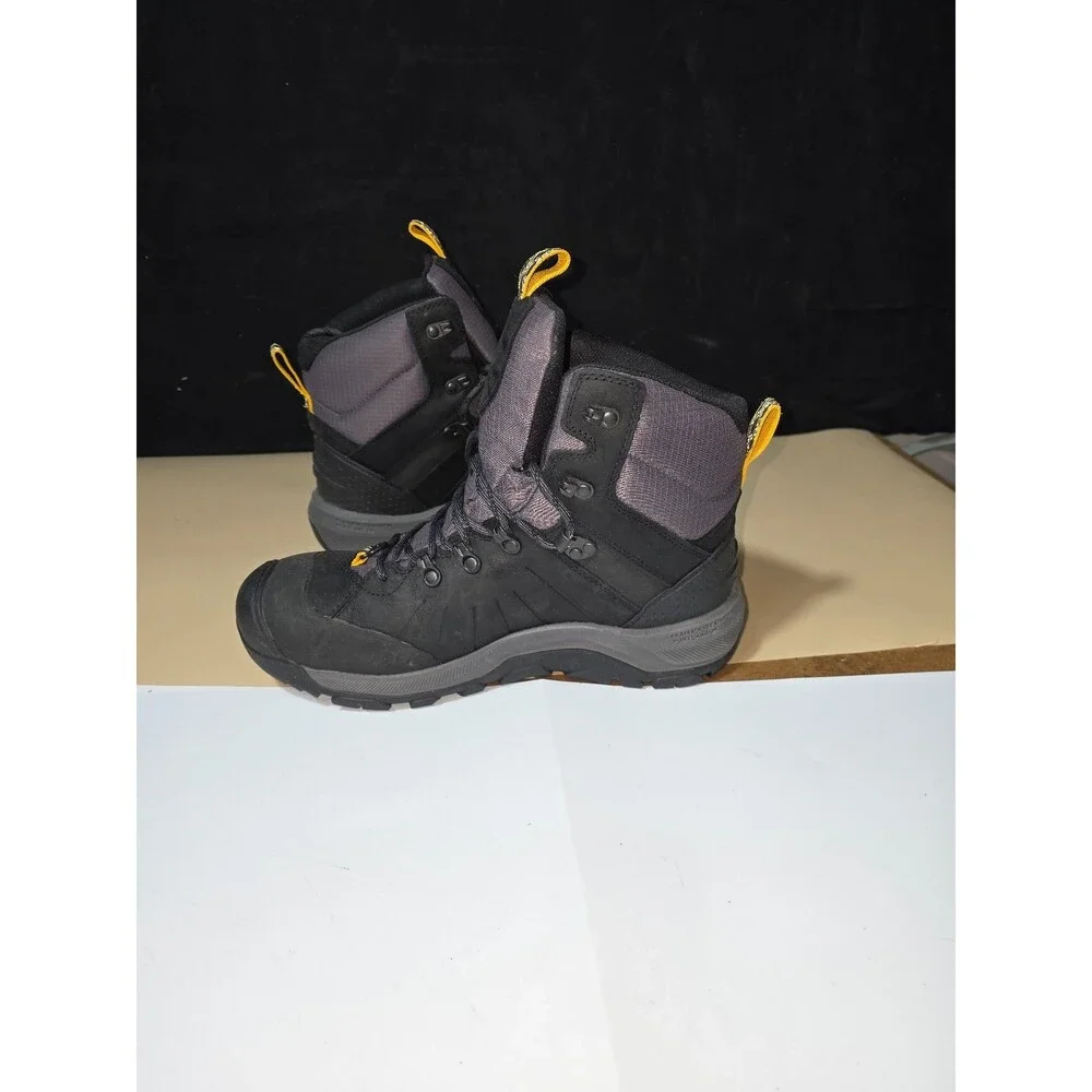 KEEN Shellback Waterproof Hiking/Work Boots Men's Size 9 Black/Gray – Great Cond